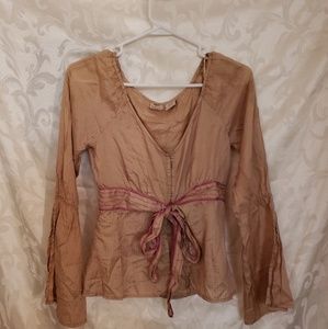 💯% silk blouse